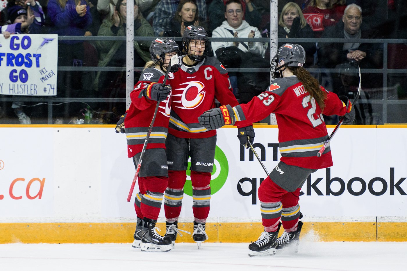 Jenner scores twice to lead the Charge to a 5-2 victory over the Frost | iNFOnews.ca