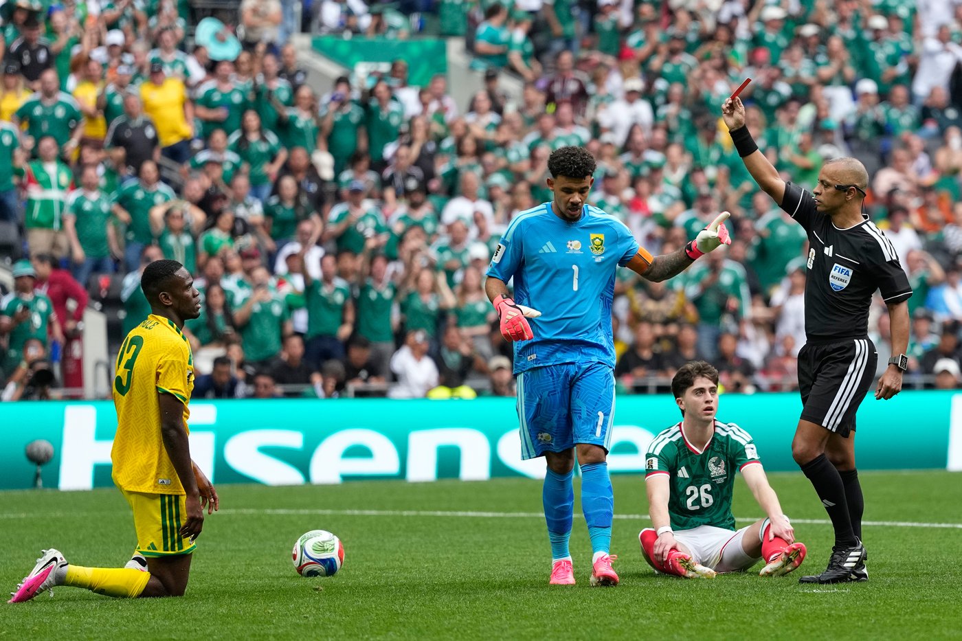 3 red cards mar opening World Cup match between Mexico and South Africa | iNFOnews.ca