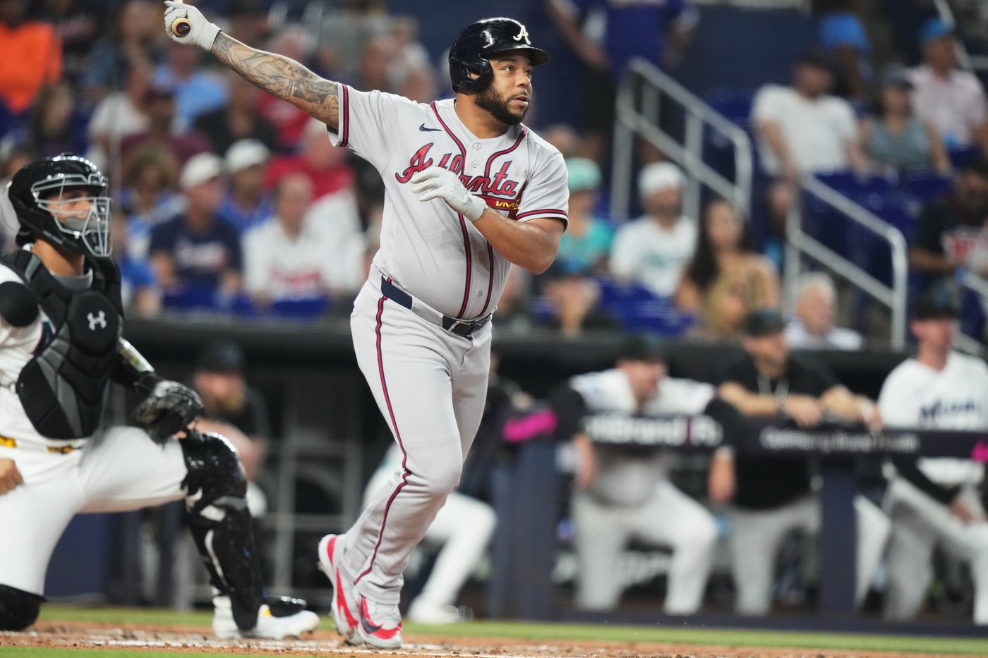Harris' 4 hits lift Braves to 8-3 win, assures Marlins 15th losing season in 17 years | iNFOnews.ca