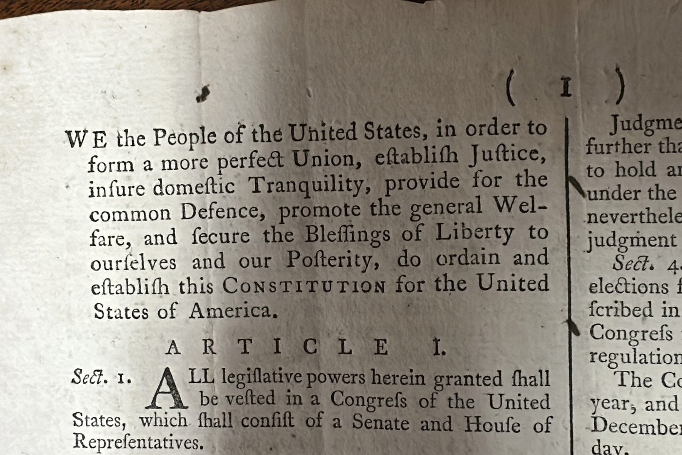 Rare copy of the US Constitution up for auction is expected to sell for millions | iNFOnews.ca Rare copy of the US Constitution up for auction is expected to sell for millions | iNFOnews.ca