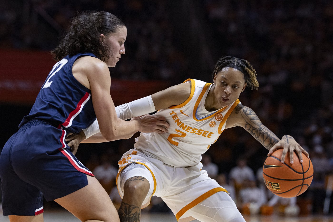 Spearman's late bucket lifts No. 19 Tennessee over No. 5 UConn 80-76 | iNFOnews.ca Spearman's late bucket lifts No. 19 Tennessee over No. 5 UConn 80-76 | iNFOnews.ca