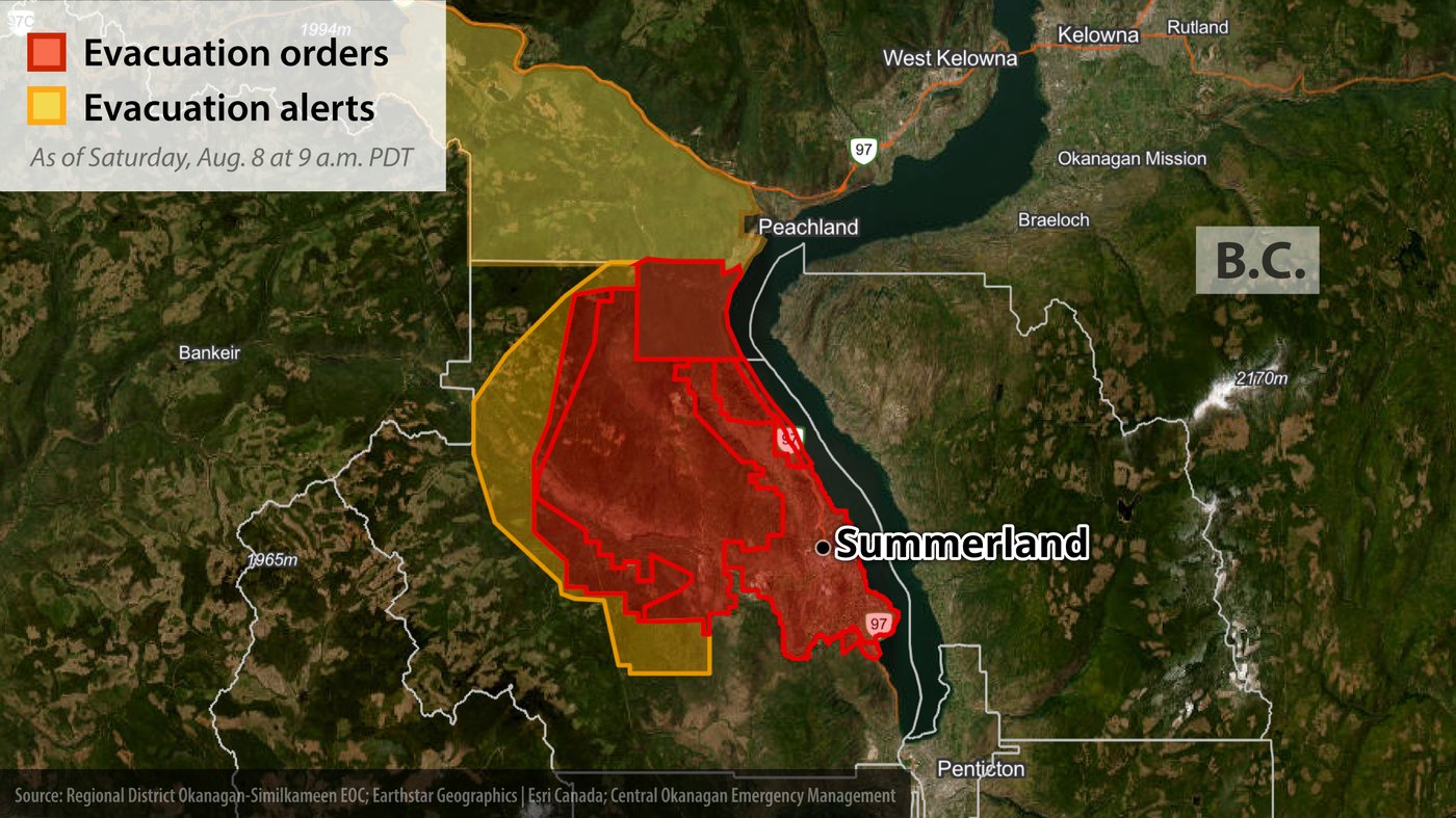 'Like doomsday': Thousands flee explosive B.C. wildfire as RCMP report possible death | iNFOnews.ca