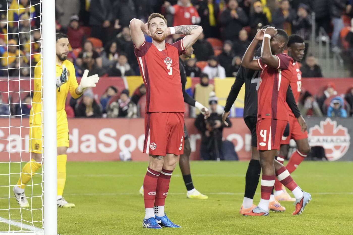 Ahmed sent off, Canada holds on for scoreless draw with Ecuador in soccer friendly | iNFOnews.ca Ahmed sent off, Canada holds on for scoreless draw with Ecuador in soccer friendly | iNFOnews.ca