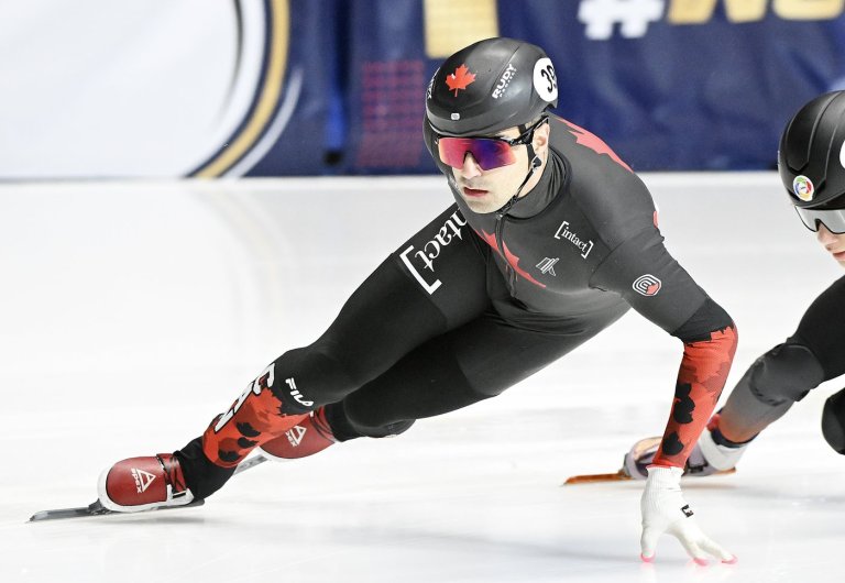 Montreal speedskater Laoun finishes second in World Tour's men's 500-metre final | iNFOnews.ca
