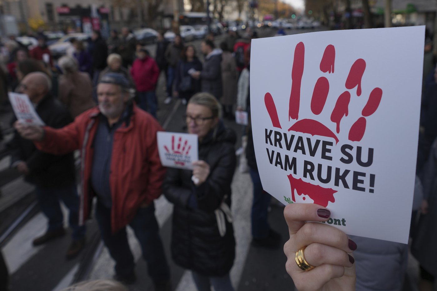 Car rams and injures orchestral musicians in Belgrade during a protest over station roof collapse | iNFOnews.ca