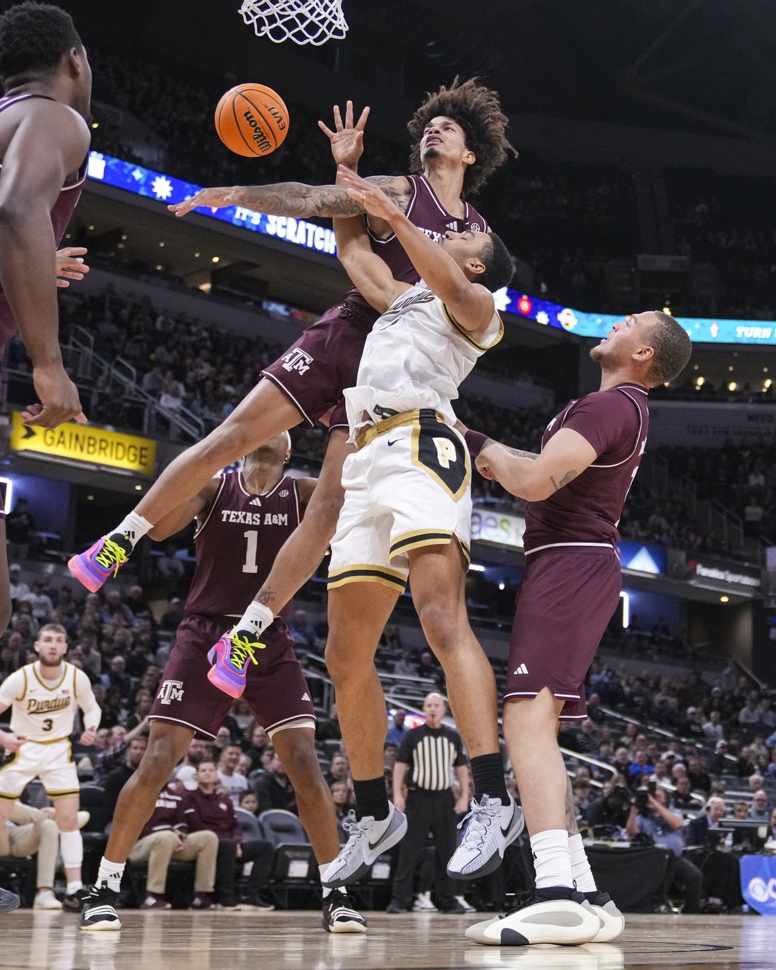 Pharrel Payne's big game helps No. 17 Texas A&M pull away from No. 11 Purdue 70-66 | iNFOnews.ca Pharrel Payne's big game helps No. 17 Texas A&M pull away from No. 11 Purdue 70-66 | iNFOnews.ca