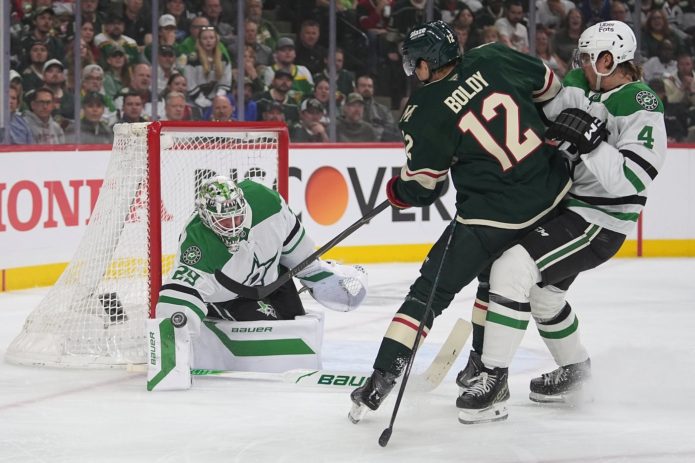 Boldy misses time in 1st after face-plant from hit to head, before brilliant assist and two-OT loss | iNFOnews.ca Boldy misses time in 1st after face-plant from hit to head, before brilliant assist and two-OT loss | iNFOnews.ca
