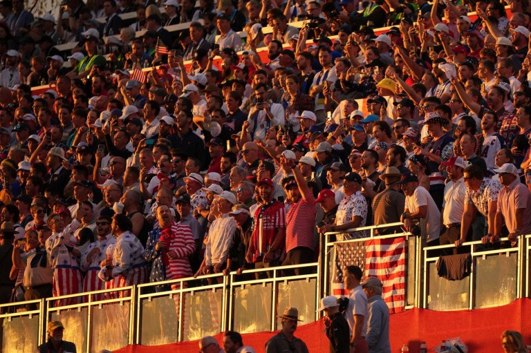 Ryder Cup off to a big start behind Bryson drive and plenty of American noise | iNFOnews.ca