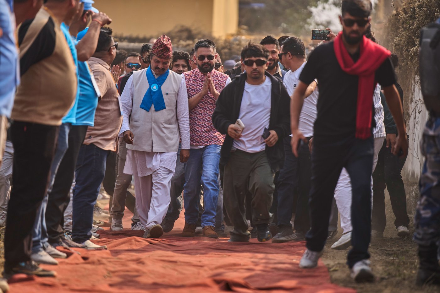 Photos of Nepali former rapper drawing crowds to his campaign for prime minister | iNFOnews.ca