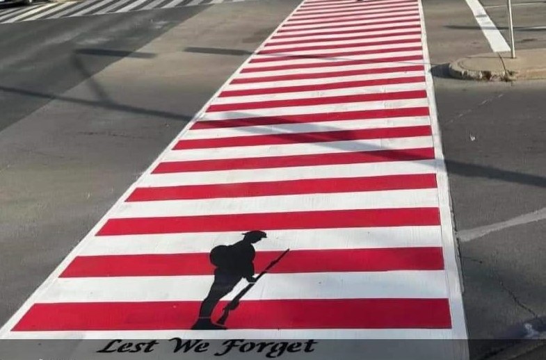 Crosswalks honour veterans in Okanagan, Nicola as Legion marks 100th anniversary | iNFOnews.ca