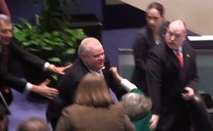 Rob Ford knocks down councillor as Toronto council debate plunges into chaos | iNFOnews.ca CP26006054
