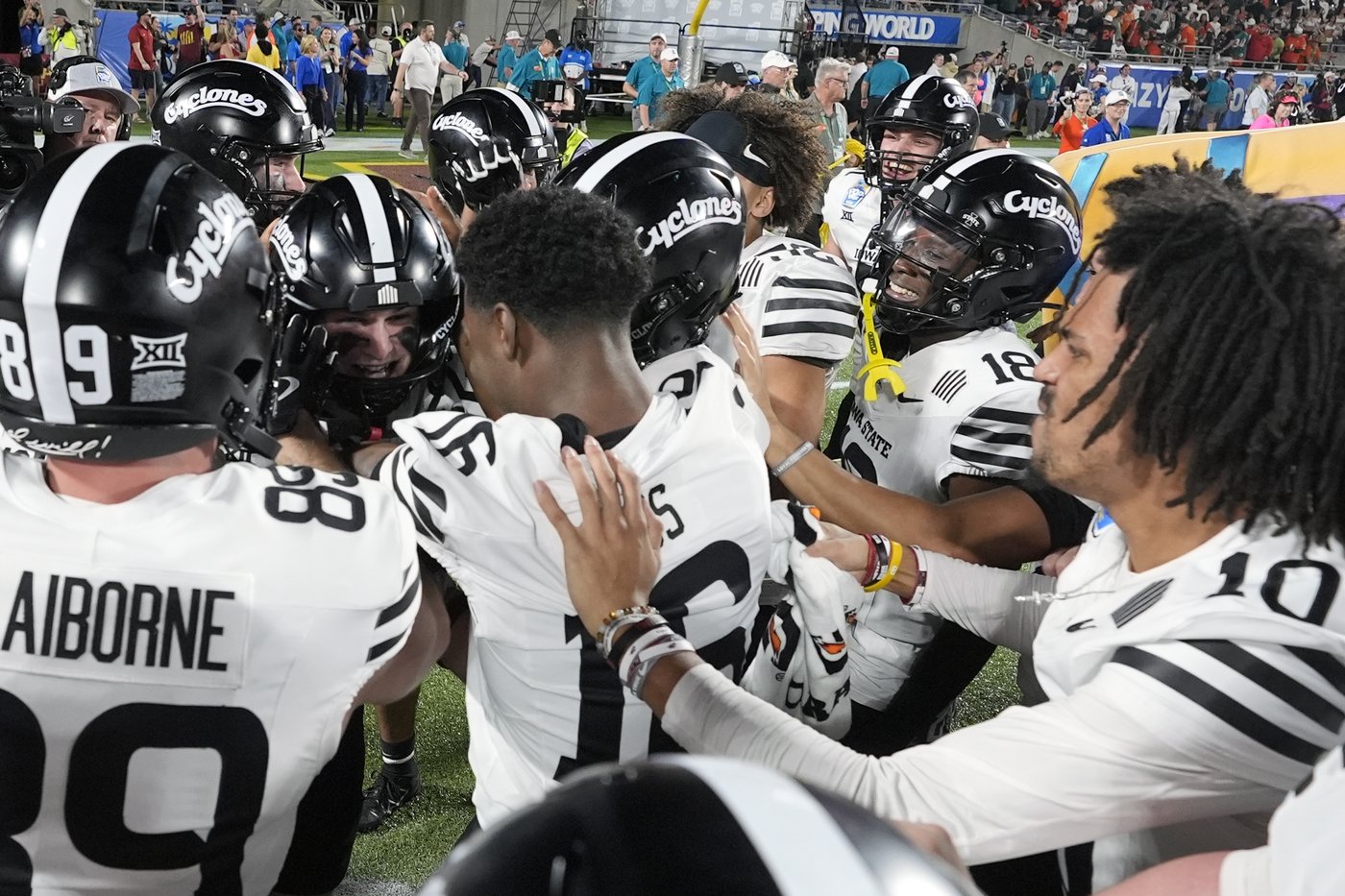 No. 18 Iowa State wins 11 games for 1st time, tops No. 15 Miami 42-41 in Pop-Tarts Bowl | iNFOnews.ca