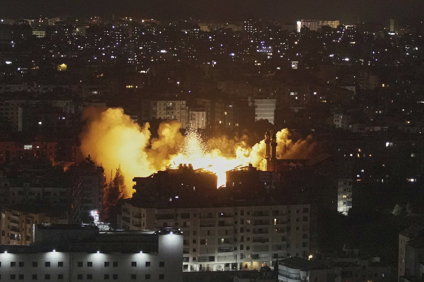 Israel strikes Beirut's suburbs to target what it says is Hezbollah drone production | iNFOnews.ca