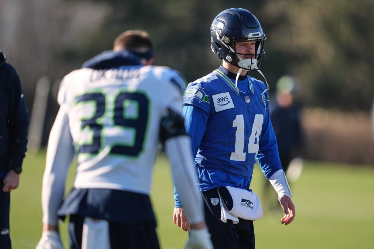 Seahawks QB Sam Darnold feeling 'really good' after playing with oblique injury in divisional round | iNFOnews.ca