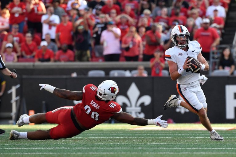 Taylor's OT run lifts No. 24 Virginia to a 30-27 victory over Louisville | iNFOnews.ca