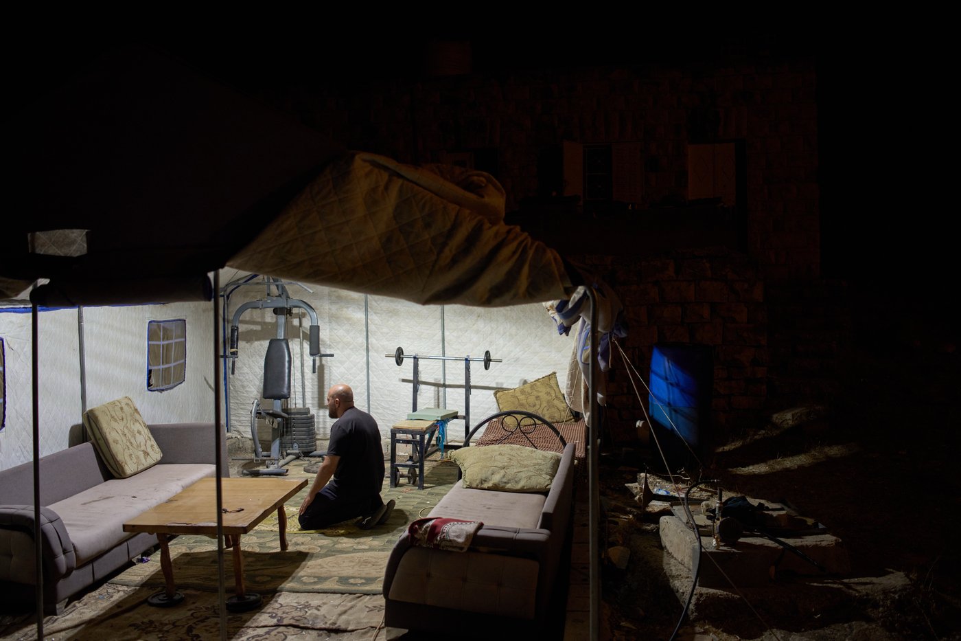 Photos show West Bank Palestinians keeping watch at night as settler violence grows | iNFOnews.ca