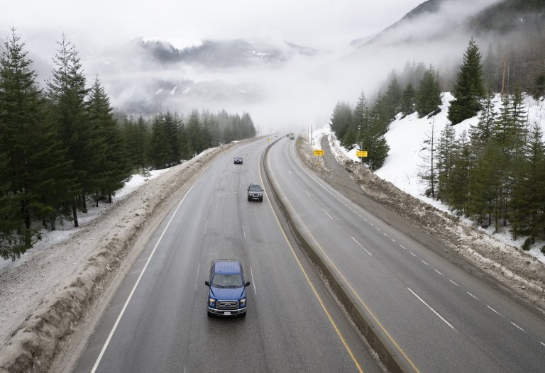 Coquihalla Highway reopens between Hope and Merritt after trailer fire | iNFOnews.ca