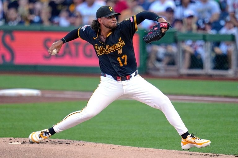 NL East-leading Braves break up Pirates' combined perfect-game bid in the 7th on Albies' single | iNFOnews.ca