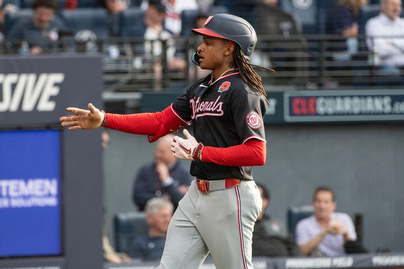 Curtis Mead goes deep twice, Nationals pound 6 homers in a 10-2 win over the Guardians | iNFOnews.ca