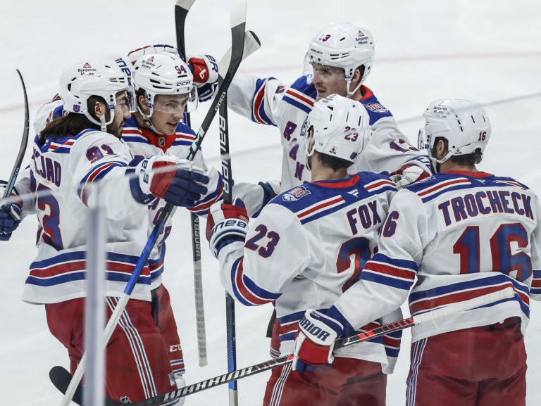 Alexis Lafreniere has goal, assist to lead Rangers to a 6-3 victory over Jets | iNFOnews.ca