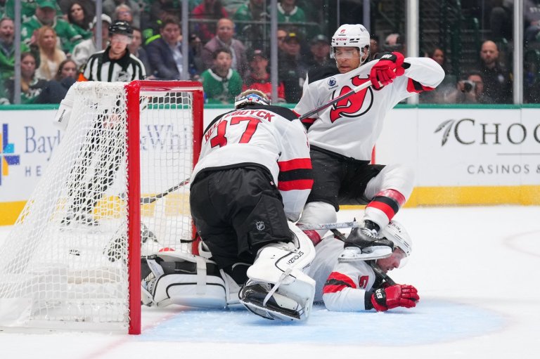 Devils beat Stars 5-1 as Connor Hellebuyck wins his New Jersey debut | iNFOnews.ca