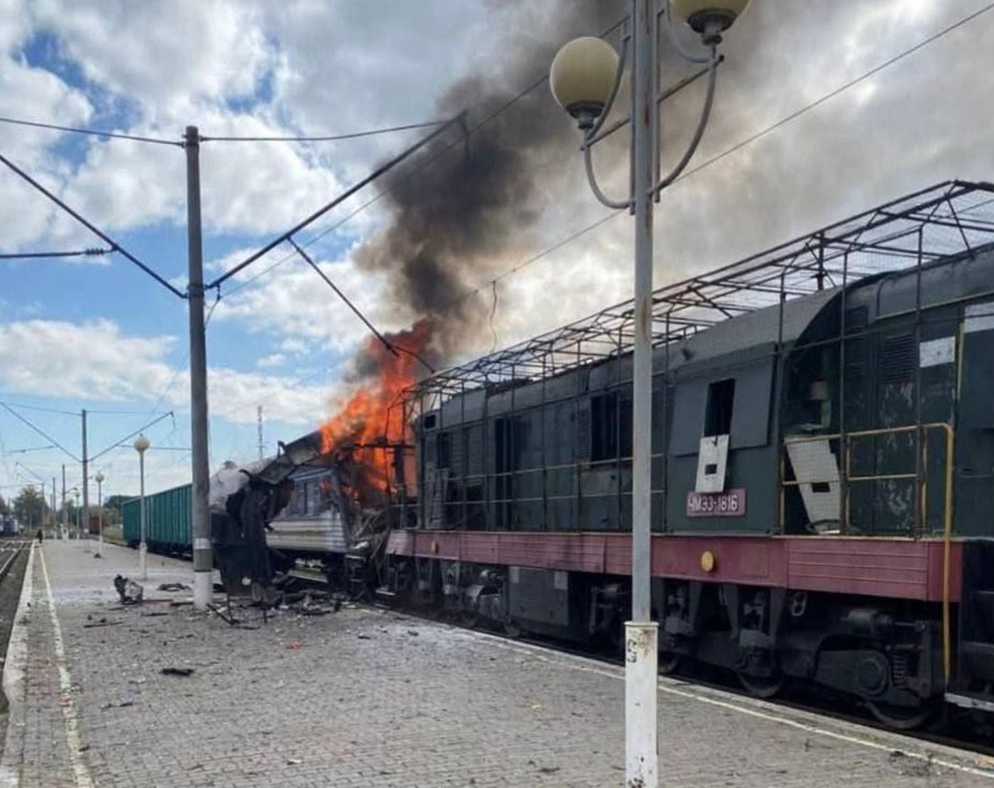 Dozens injured in 'savage' Russian drone strike on Ukrainian railway station | iNFOnews.ca