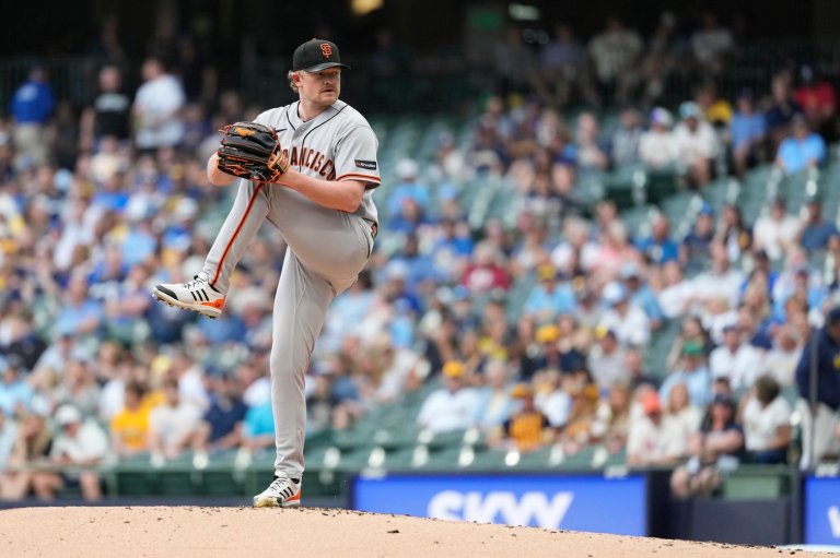 Giants' Logan Webb has no-hit bid broken up in 7th inning by Brewers' Brice Turang | iNFOnews.ca