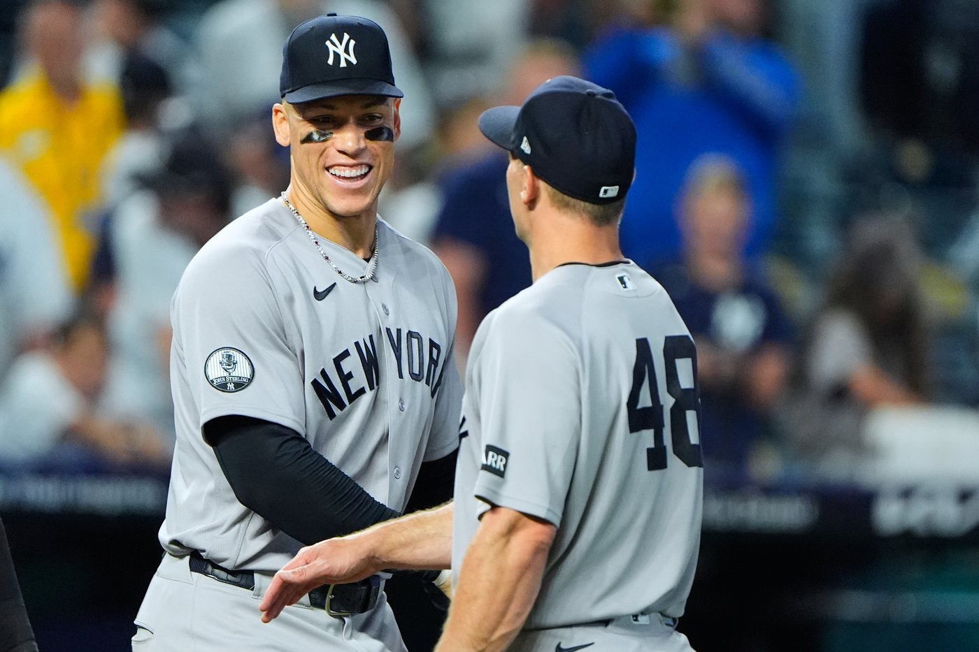 Yankees get 2 hits from every starter for the first time in franchise history in 15-1 rout of Royals | iNFOnews.ca Yankees get 2 hits from every starter for the first time in franchise history in 15-1 rout of Royals | iNFOnews.ca
