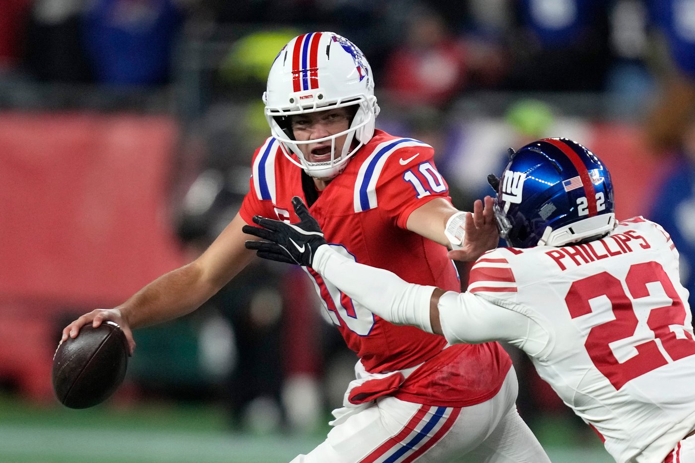 Drake Maye passes for 2 TDs, Patriots become 1st team to 11 wins, defeating Giants 33-15 | iNFOnews.ca Drake Maye passes for 2 TDs, Patriots become 1st team to 11 wins, defeating Giants 33-15 | iNFOnews.ca