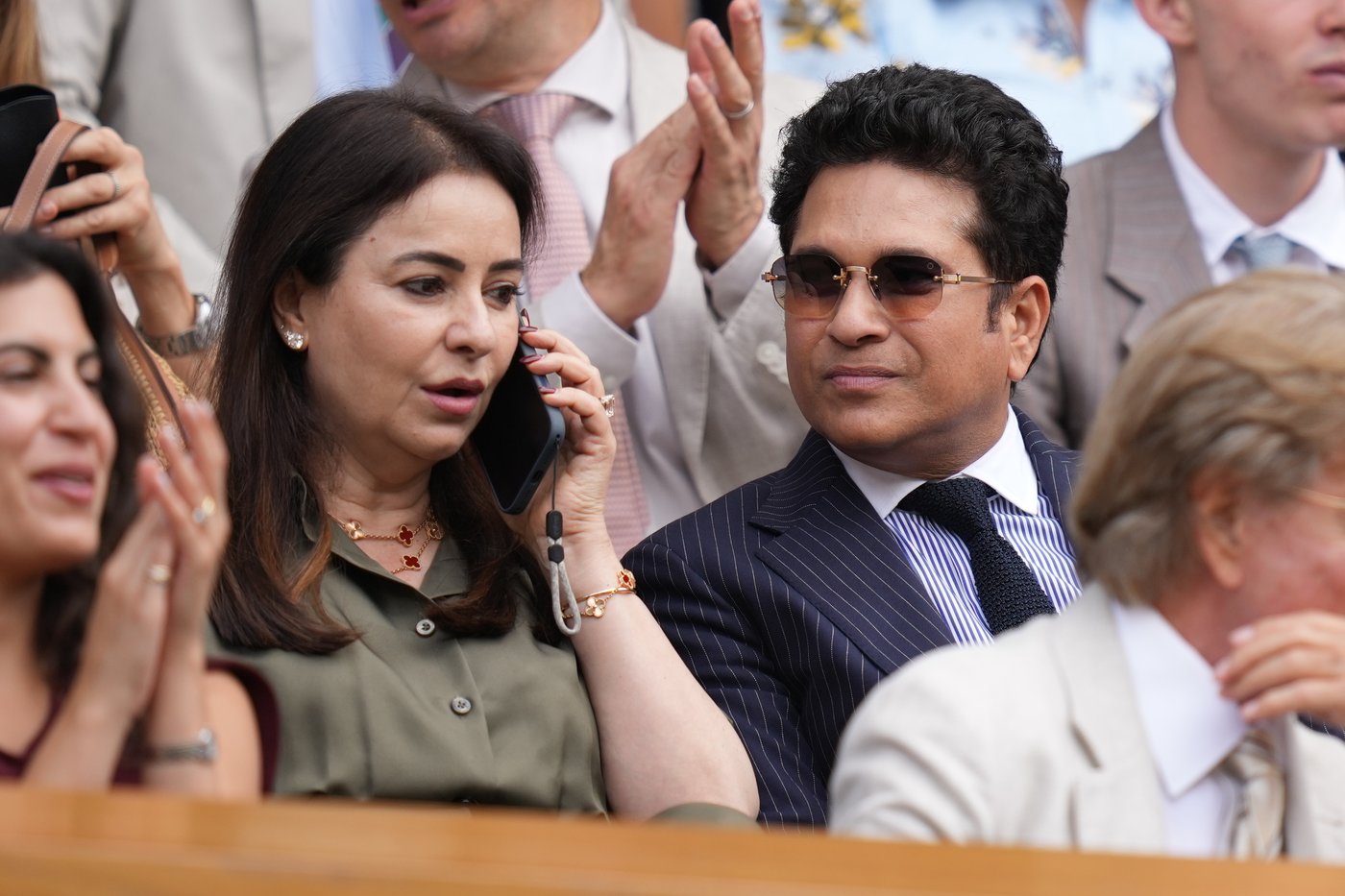 Dustin Hoffman and 'cricket royalty' Sachin Tendulkar among celebrities at Wimbledon | iNFOnews.ca