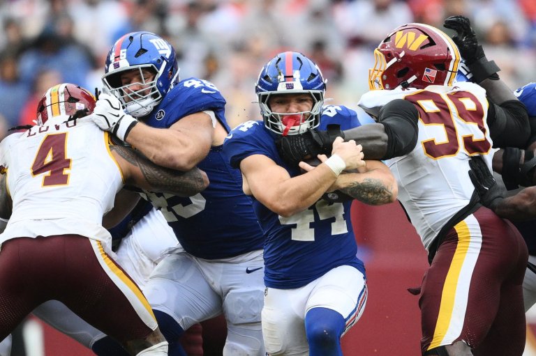 Ball security is an issue for the Giants after fumbling away their chances at Washington | iNFOnews.ca