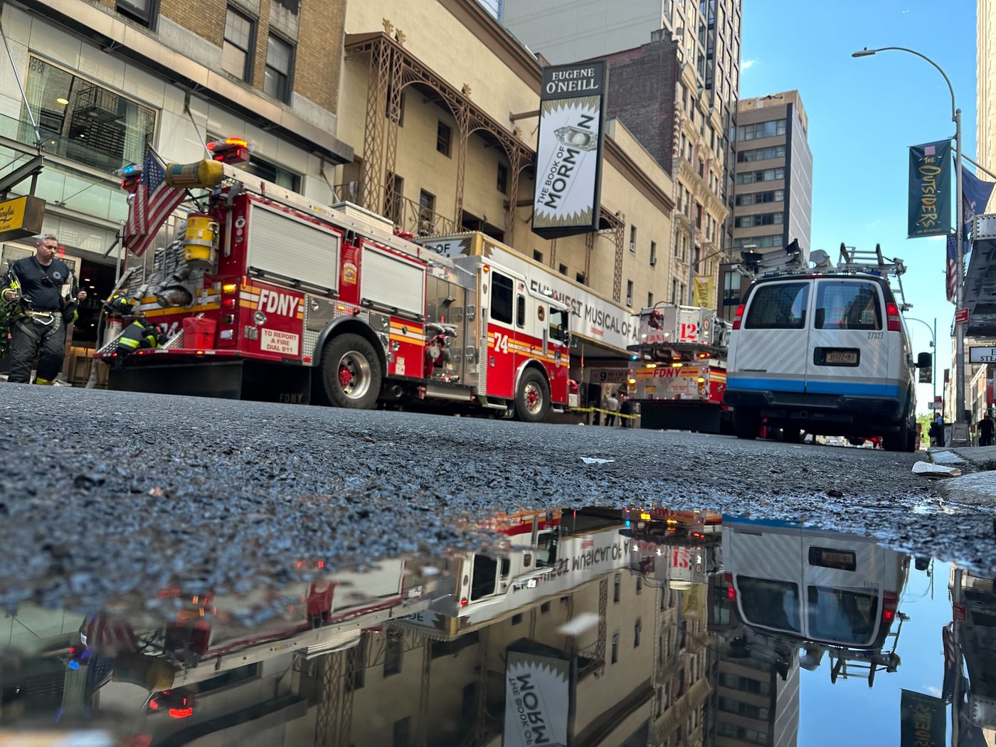 Electrical fire will keep the Broadway theater that hosts 'The Book of Mormon' closed through May 17 | iNFOnews.ca
