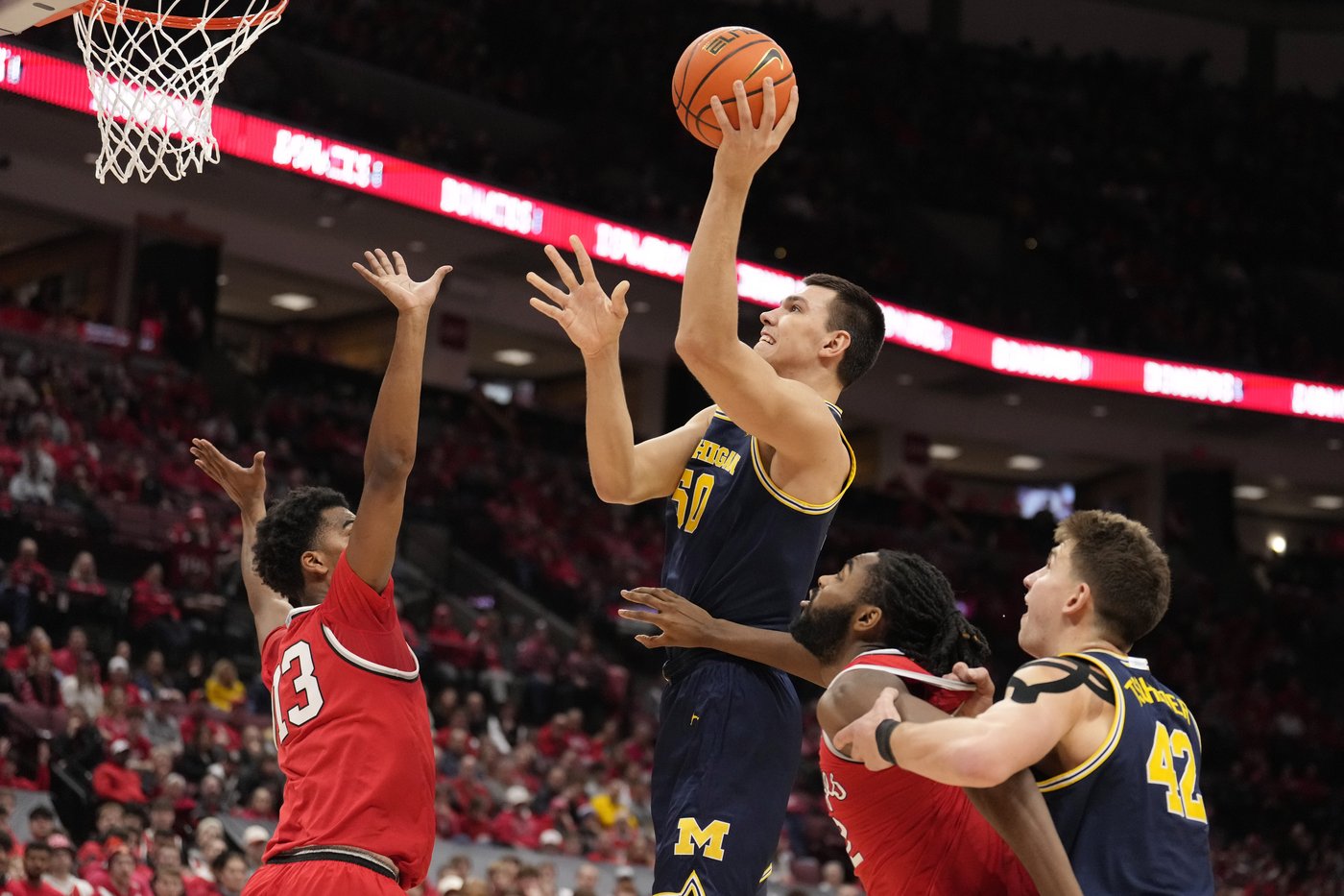 Goldin and Wolf lead No. 20 Michigan over Ohio State, 86-83 | iNFOnews.ca Goldin and Wolf lead No. 20 Michigan over Ohio State, 86-83 | iNFOnews.ca