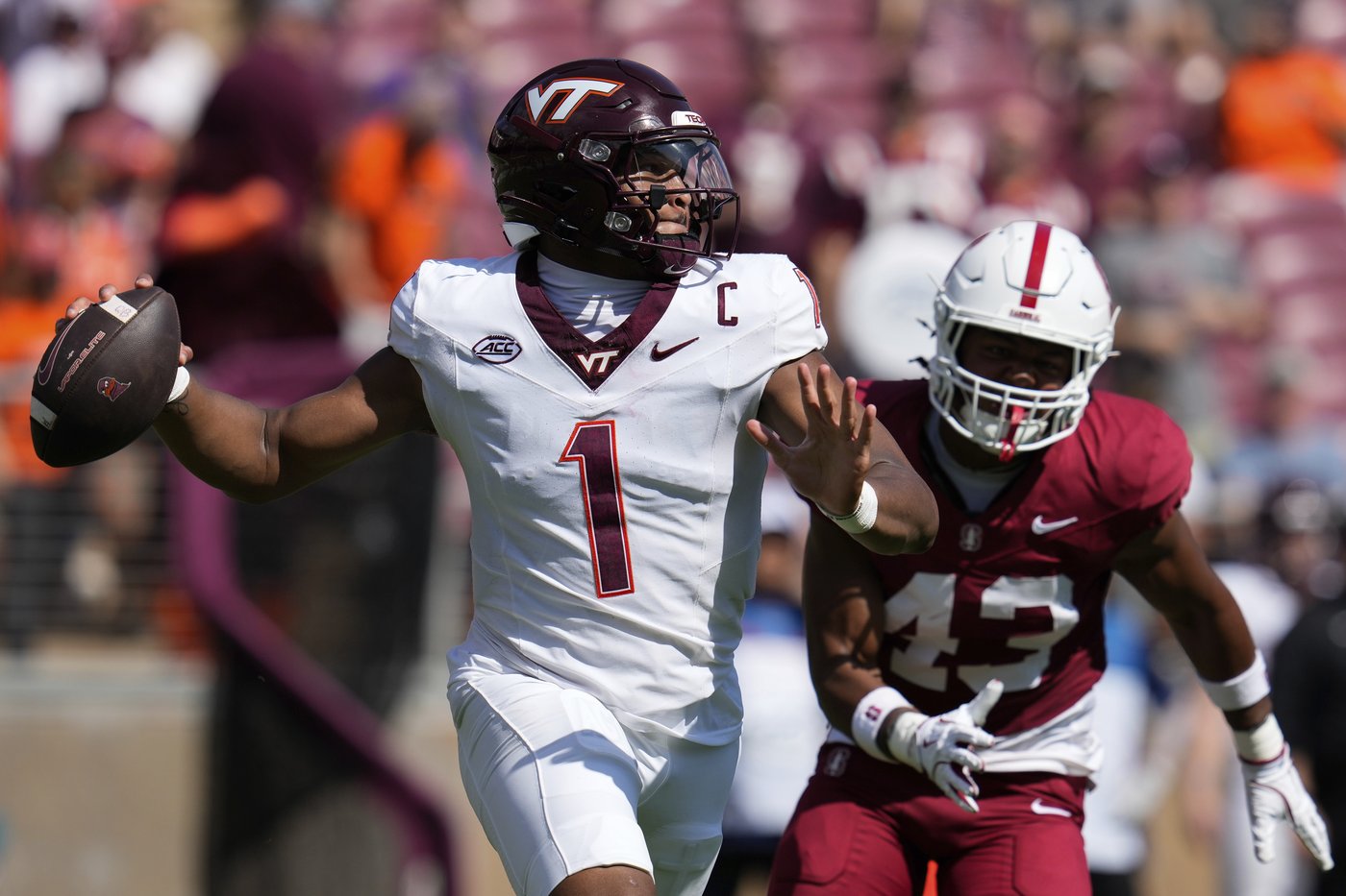 Drones accounts for 3 TDs, Hokies manhandle Stanford 31-7 to end two-game skid | iNFOnews.ca Drones accounts for 3 TDs, Hokies manhandle Stanford 31-7 to end two-game skid | iNFOnews.ca