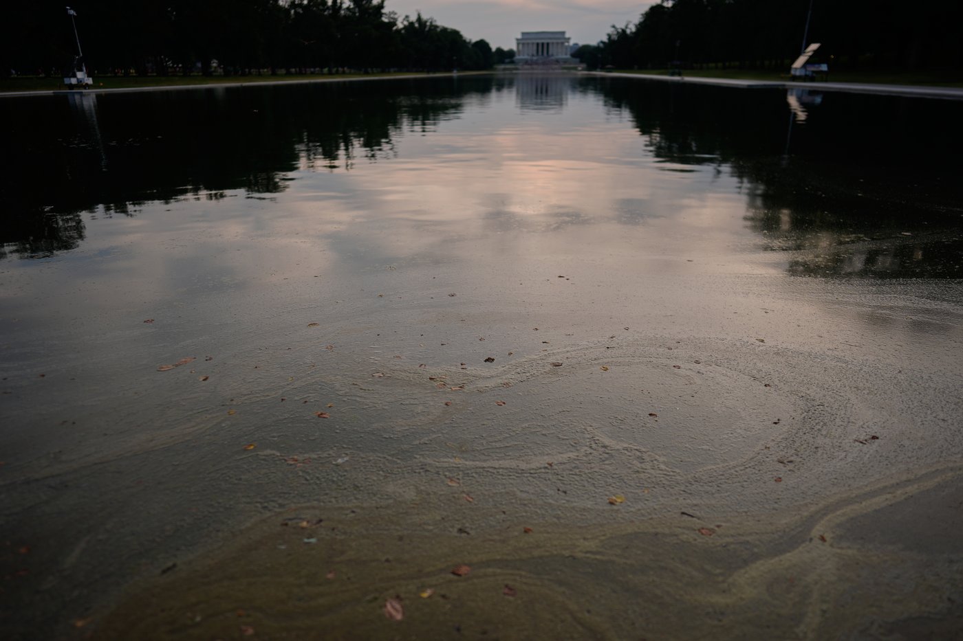 Reflecting Pool liner was cut with a sharp knife or razor, National Park Service says | iNFOnews.ca