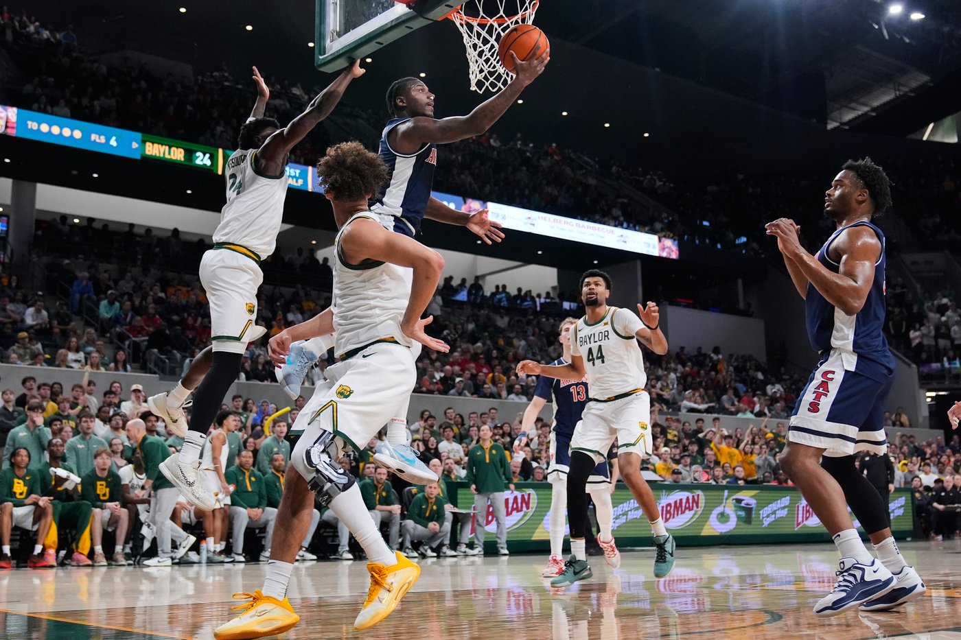 Bradley, Burries and No. 2 Arizona outlast Baylor 87-80 to take 2-game Big 12 lead with 3 to play | iNFOnews.ca Bradley, Burries and No. 2 Arizona outlast Baylor 87-80 to take 2-game Big 12 lead with 3 to play | iNFOnews.ca