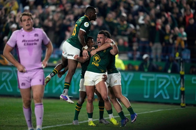 Springboks withstand Scotland 42-28 in Nations Championship thriller | iNFOnews.ca