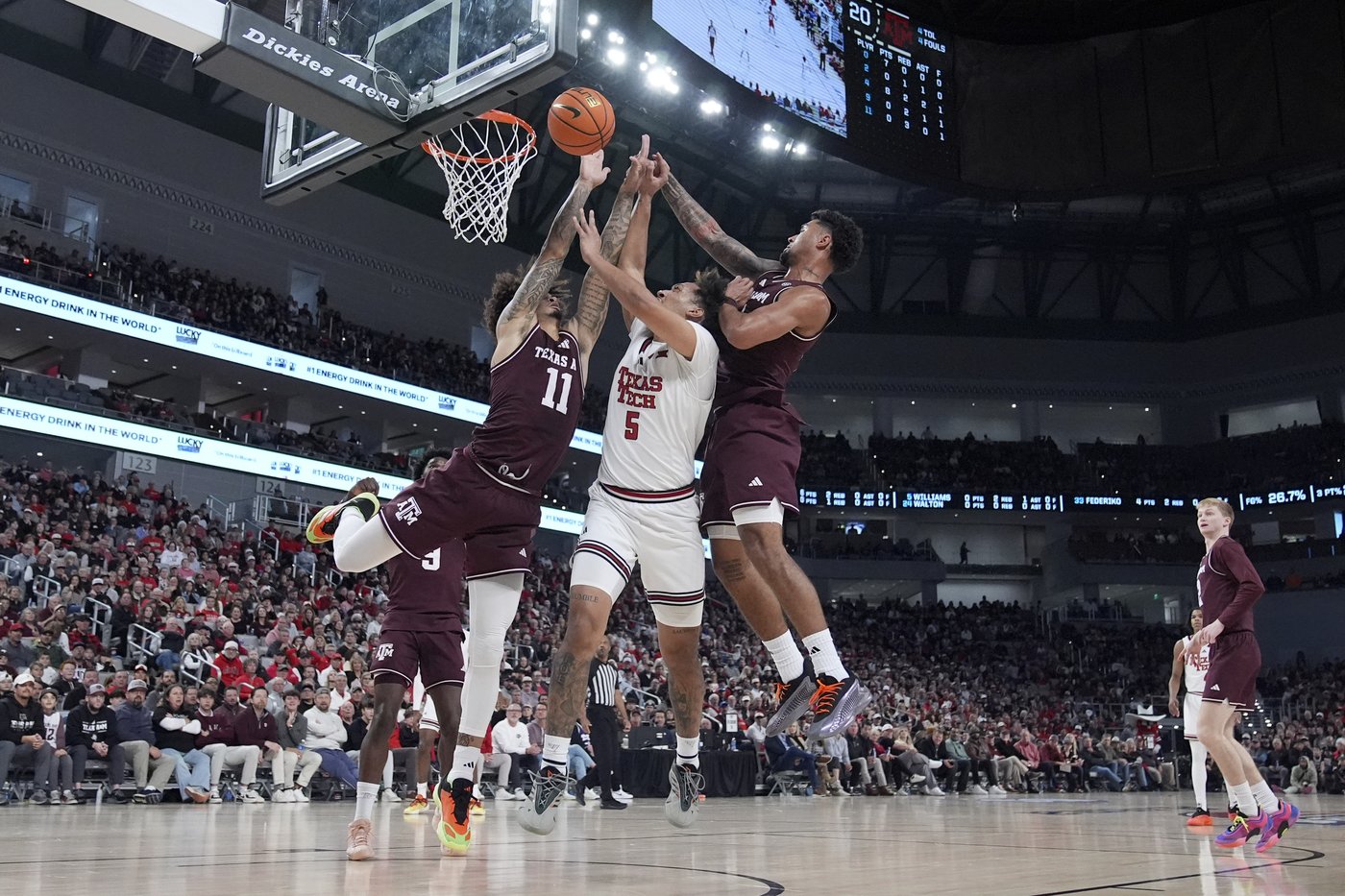 No. 22 Texas A&M beats Texas Tech 72-67 in 1st meeting of former conference rivals since 2012 | iNFOnews.ca
