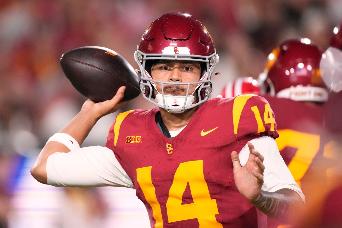 Maiava throws 5 TD passes, No. 14 Southern California beats Louisiana 49-30 | iNFOnews.ca Maiava throws 5 TD passes, No. 14 Southern California beats Louisiana 49-30 | iNFOnews.ca