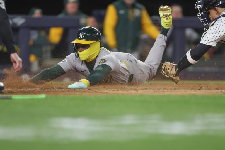 Rooker's 9th-inning sacrifice fly lifts Athletics over Yankees 3-2 | iNFOnews.ca