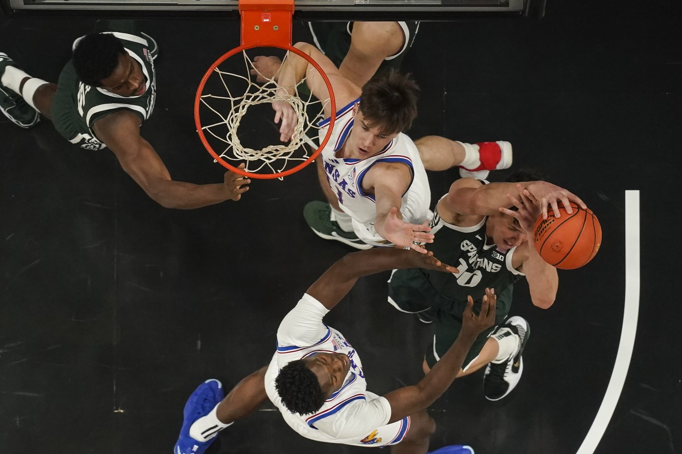 Bill Self becomes winningest coach in Kansas history, Jayhawks beat Michigan State 77-69 | iNFOnews.ca Bill Self becomes winningest coach in Kansas history, Jayhawks beat Michigan State 77-69 | iNFOnews.ca