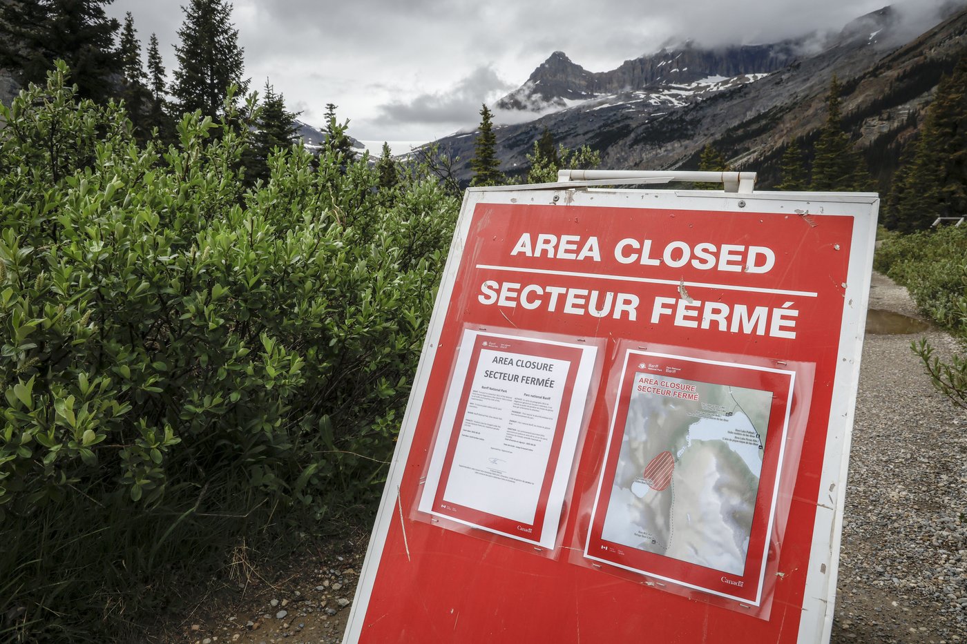 Section of Banff National Park remains closed to visitors one year after rockfall | iNFOnews.ca