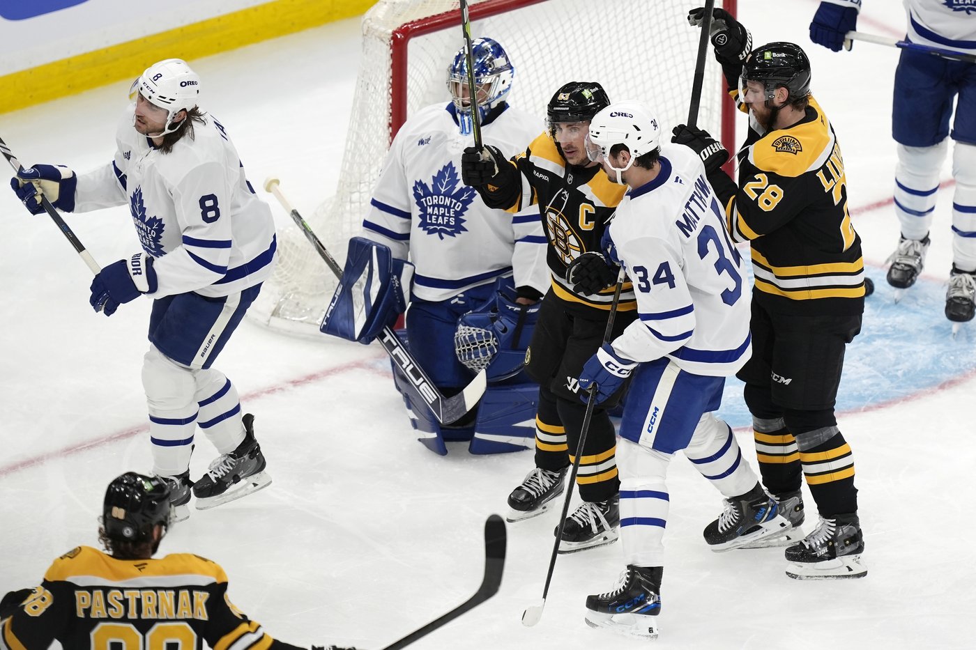 Marchand gets 1st goal of season in OT to lift Bruins to 4-3 win over Maple Leafs | iNFOnews.ca Marchand gets 1st goal of season in OT to lift Bruins to 4-3 win over Maple Leafs | iNFOnews.ca