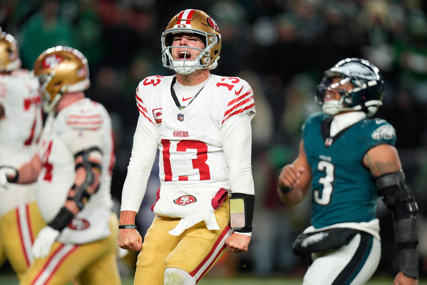 Purdy, 49ers eliminate defending Super Bowl champion Eagles with 23-19 win in wild-card game | iNFOnews.ca