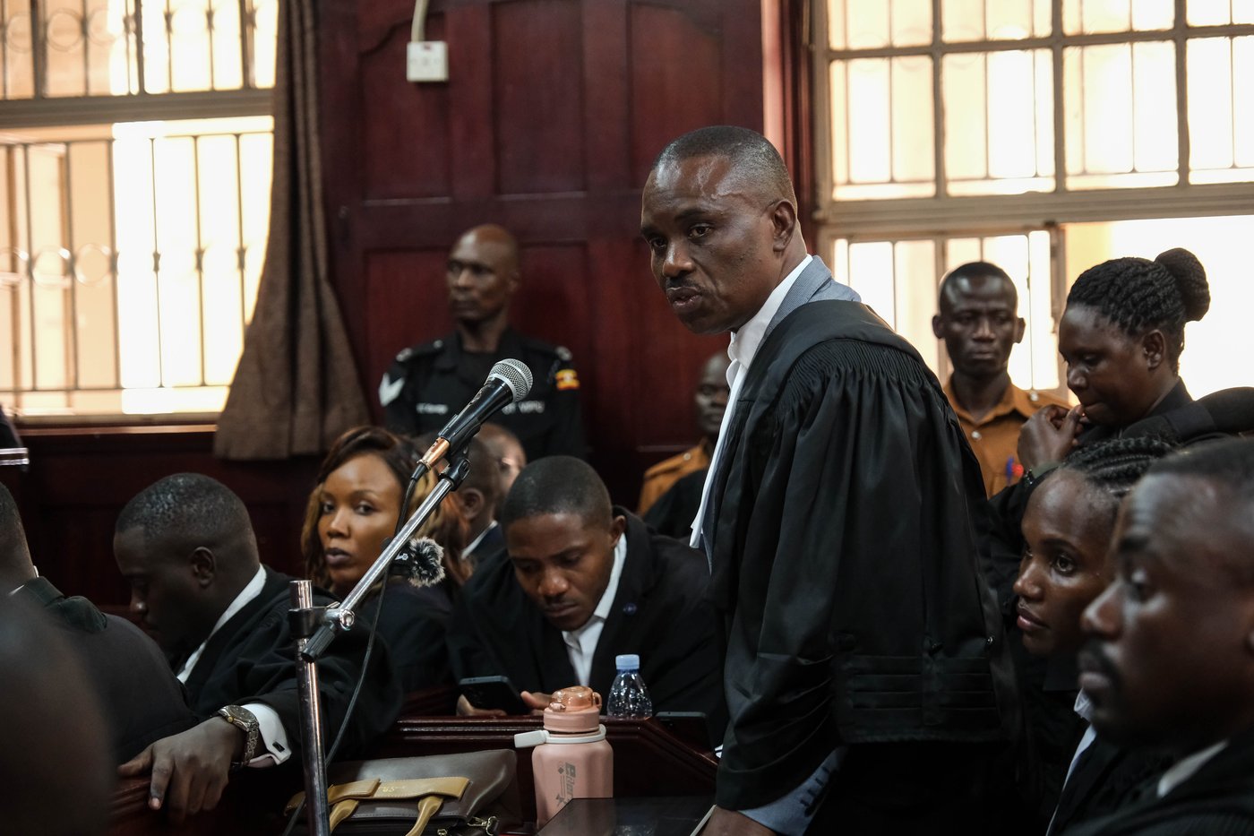 Uganda court charges lawyer for jailed Ugandan opposition leader with concealing treason | iNFOnews.ca Uganda court charges lawyer for jailed Ugandan opposition leader with concealing treason | iNFOnews.ca