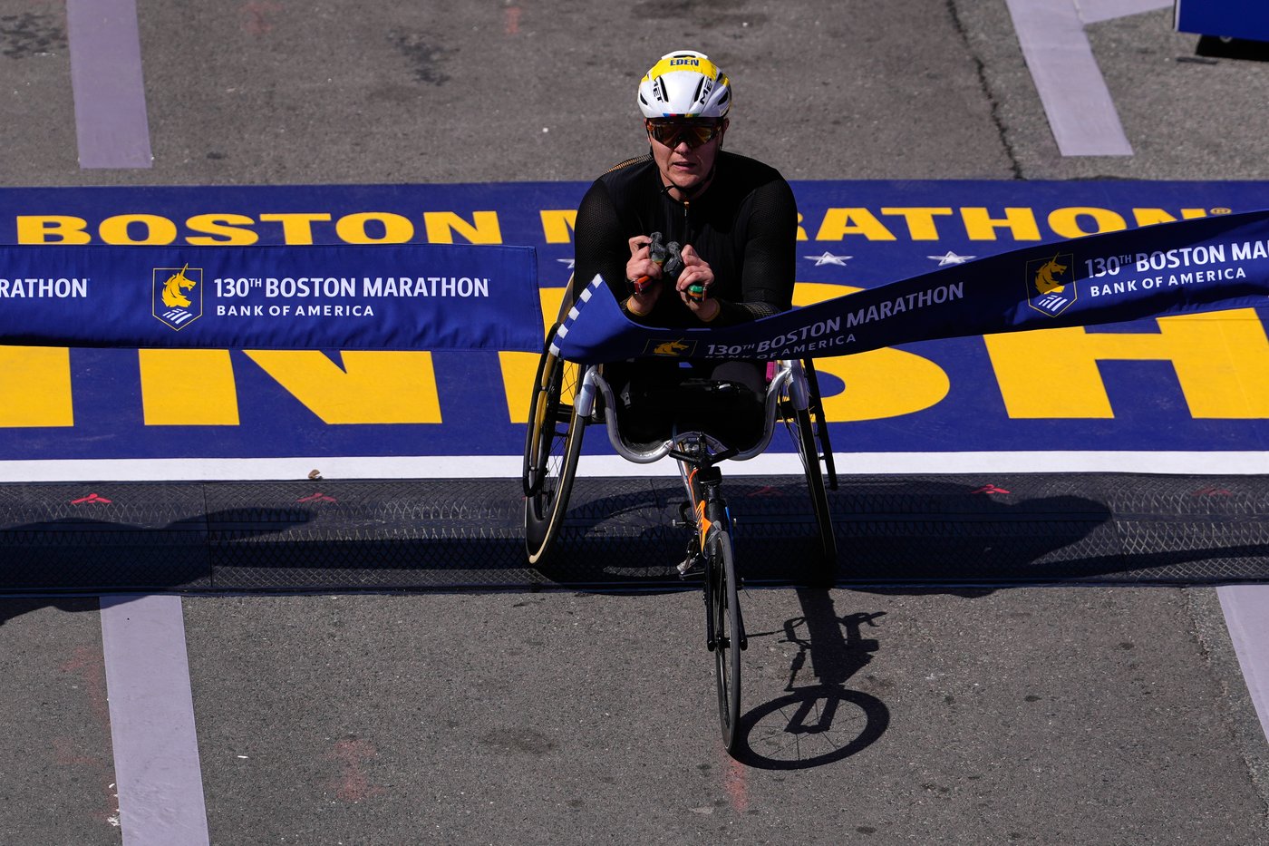 Marcel Hug claims his ninth Boston Marathon wheelchair title, Eden Rainbow-Cooper wins women's race | iNFOnews.ca Marcel Hug claims his ninth Boston Marathon wheelchair title, Eden Rainbow-Cooper wins women's race | iNFOnews.ca