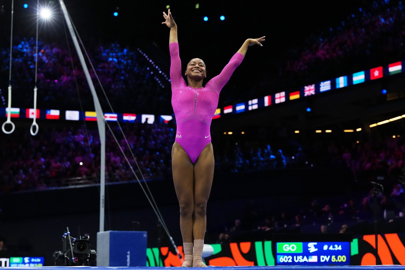Newly minted all-around champ Skye Blakely adds two more medals at world gymnastics championships | iNFOnews.ca