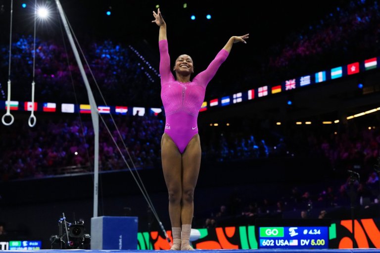 Newly minted all-around champ Skye Blakely adds two more medals at world gymnastics championships | iNFOnews.ca