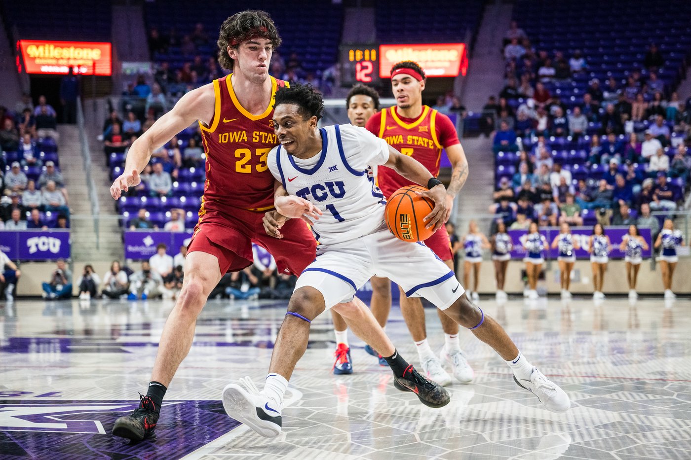TCU reels off final 12 points to upset No. 5 Iowa State 62-55 | iNFOnews.ca
