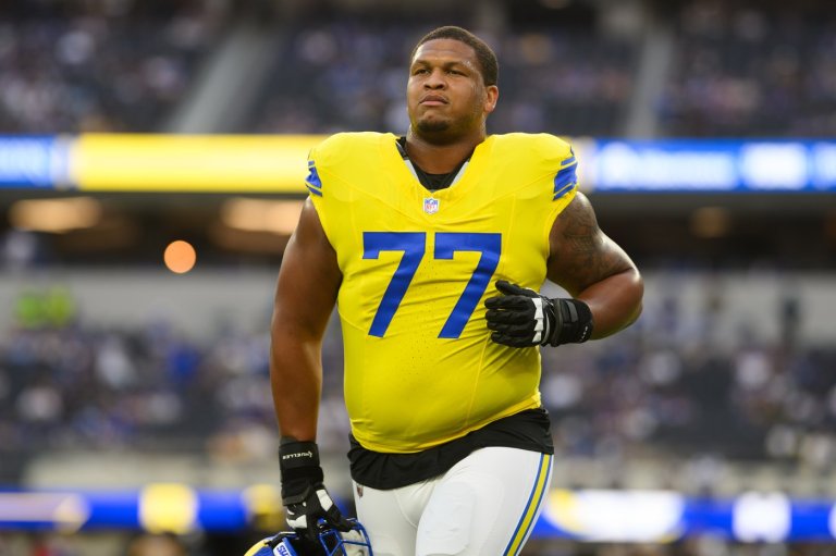 Rams lineman Alaric Jackson has suspension reduced to 1 game for punching Bills' Chubb | iNFOnews.ca